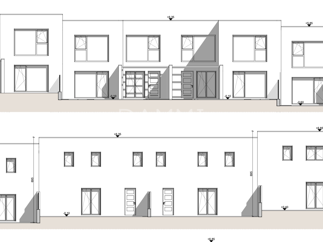 ISTRIEN, NOVIGRAD – MODERNES REIHENHAUS 4 KM VOM MEER